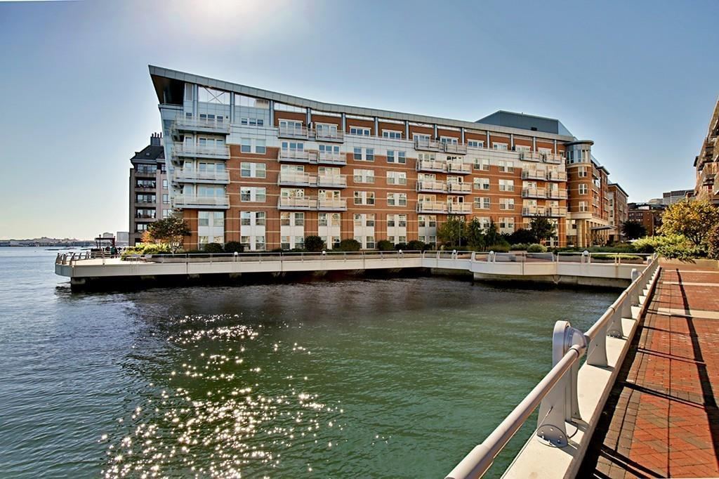 Battery Wharf condominium building on the Boston waterfront