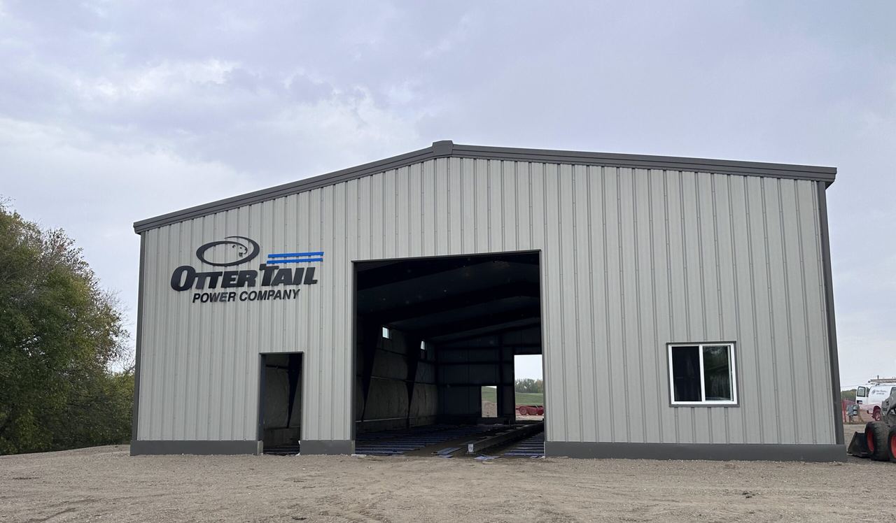 Otter Tail Power Company metal operations building